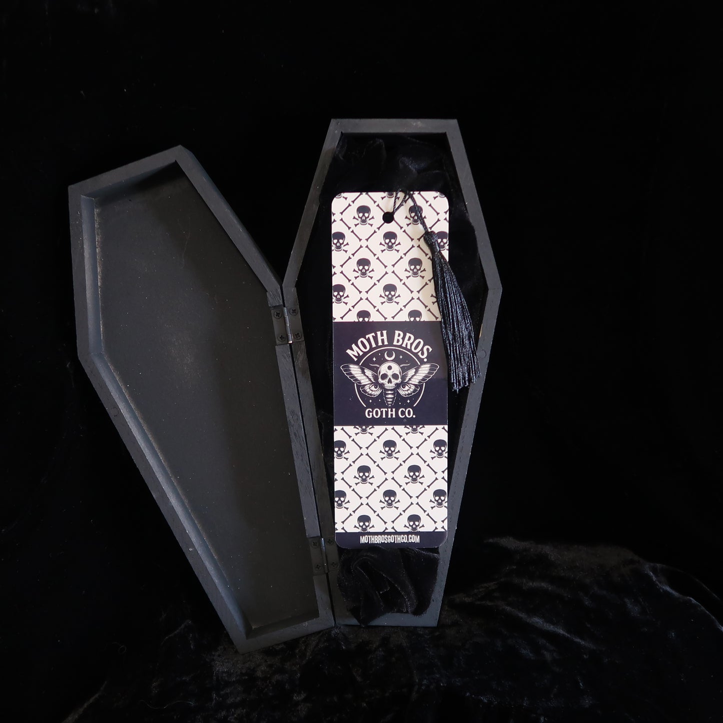 Moth Bros. Goth Co. Logo Bookmark