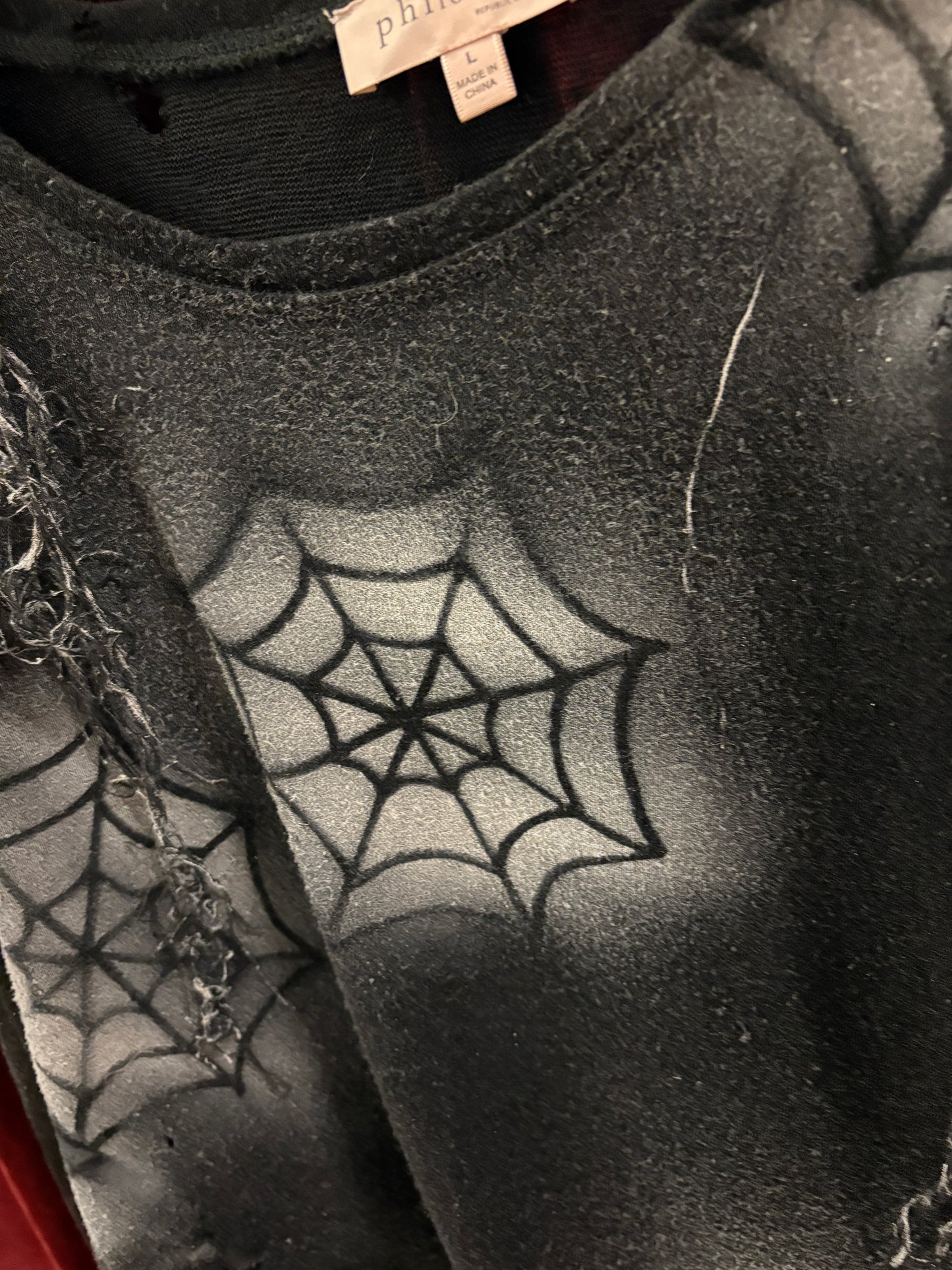 🕸️ TANGLED WEB LONG SLEEVE - SIZE L - UNLUCKY 13 COLLECTION: 23 of 63
