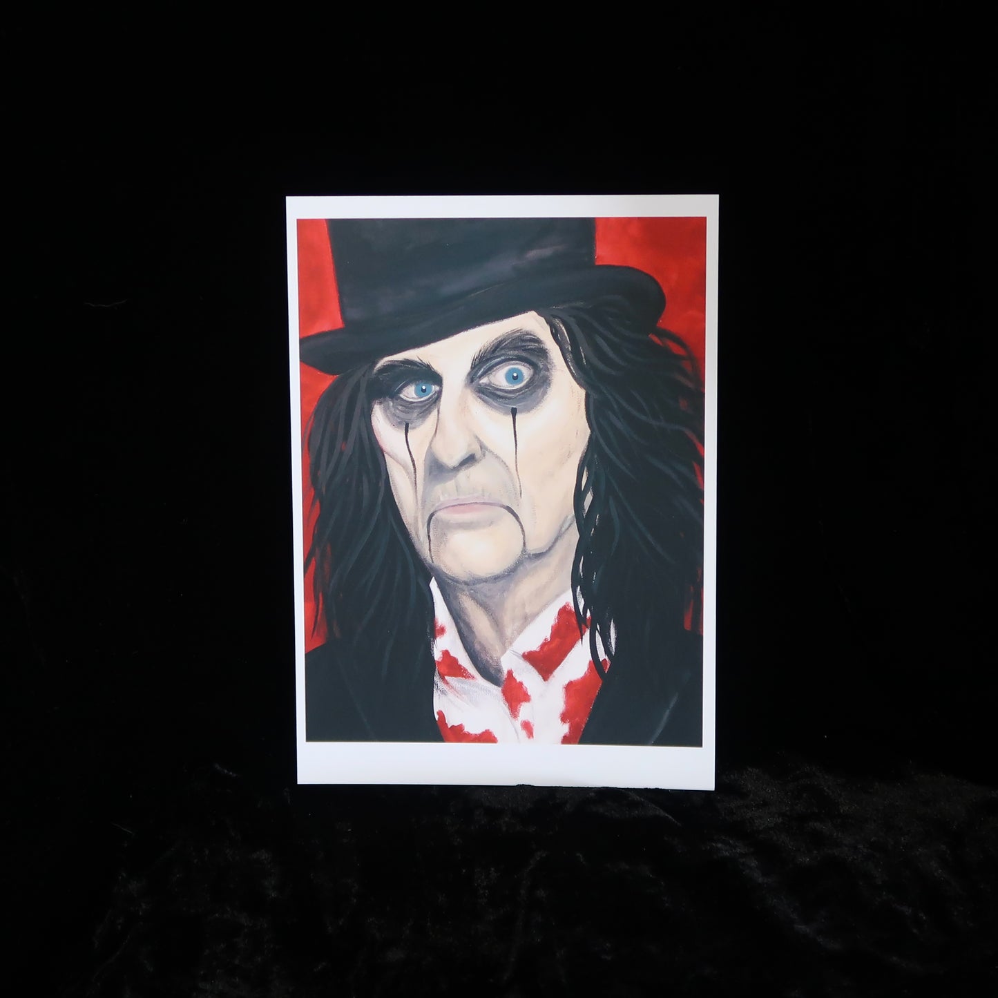 Alice Cooper Matte Art Print by RED
