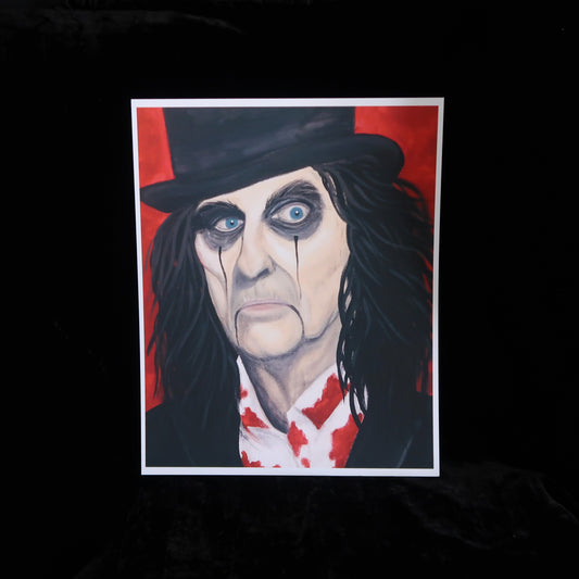 Alice Cooper Matte Art Print by RED