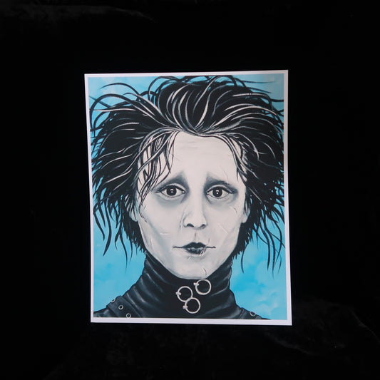 Edward Scissorhands Matte Art Print by RED