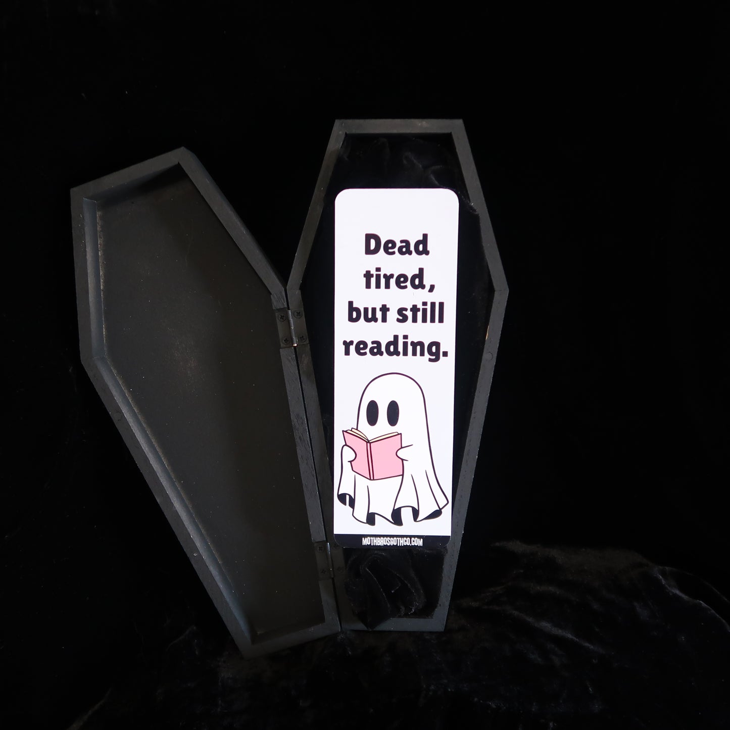 "Dead Tired..." Cute Ghost Bookmark 👻📚