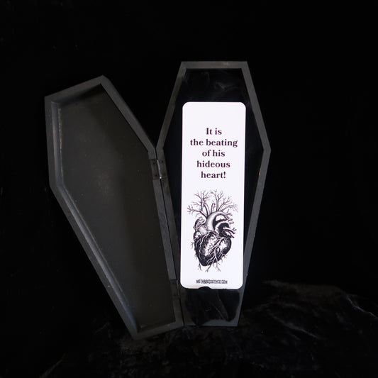 Hideous Heart Bookmark💀🫀