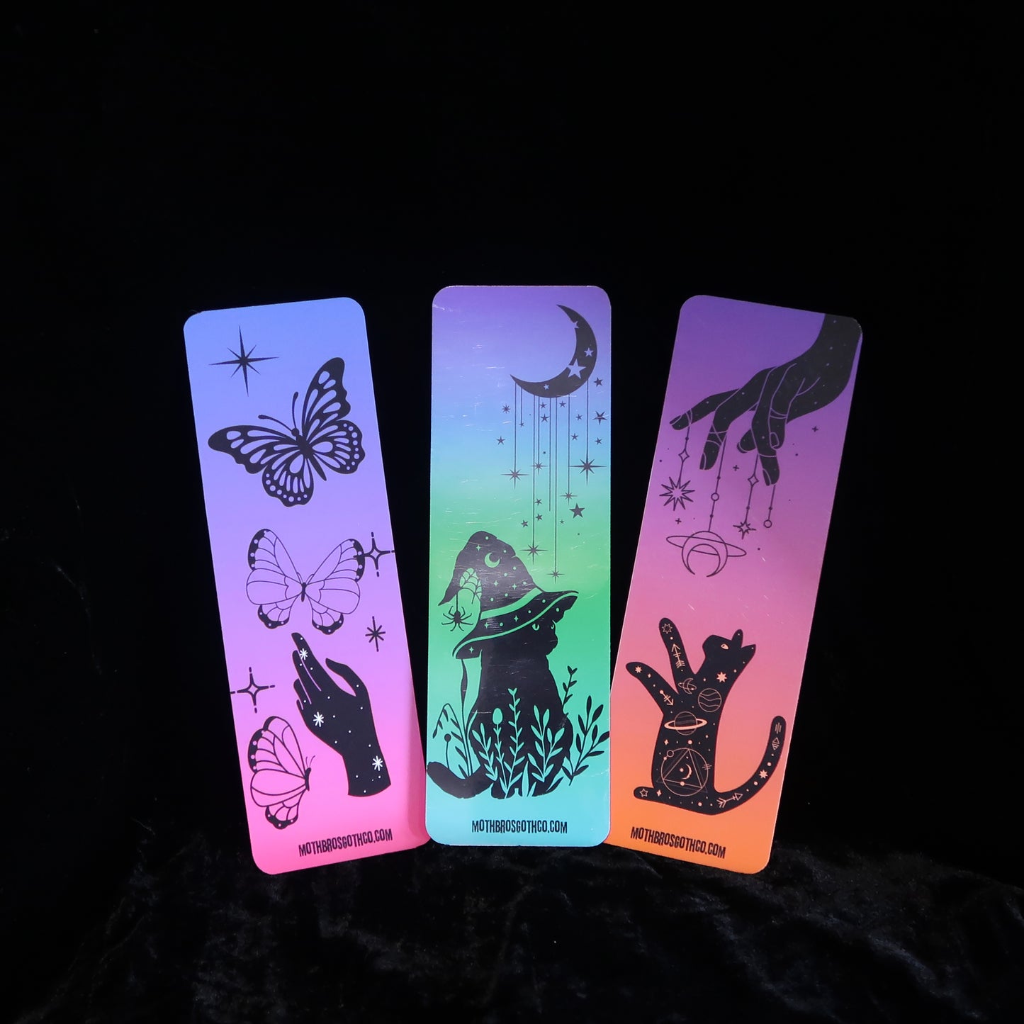 The Celestial Trio - Bookmark Set🌙🦋✨
