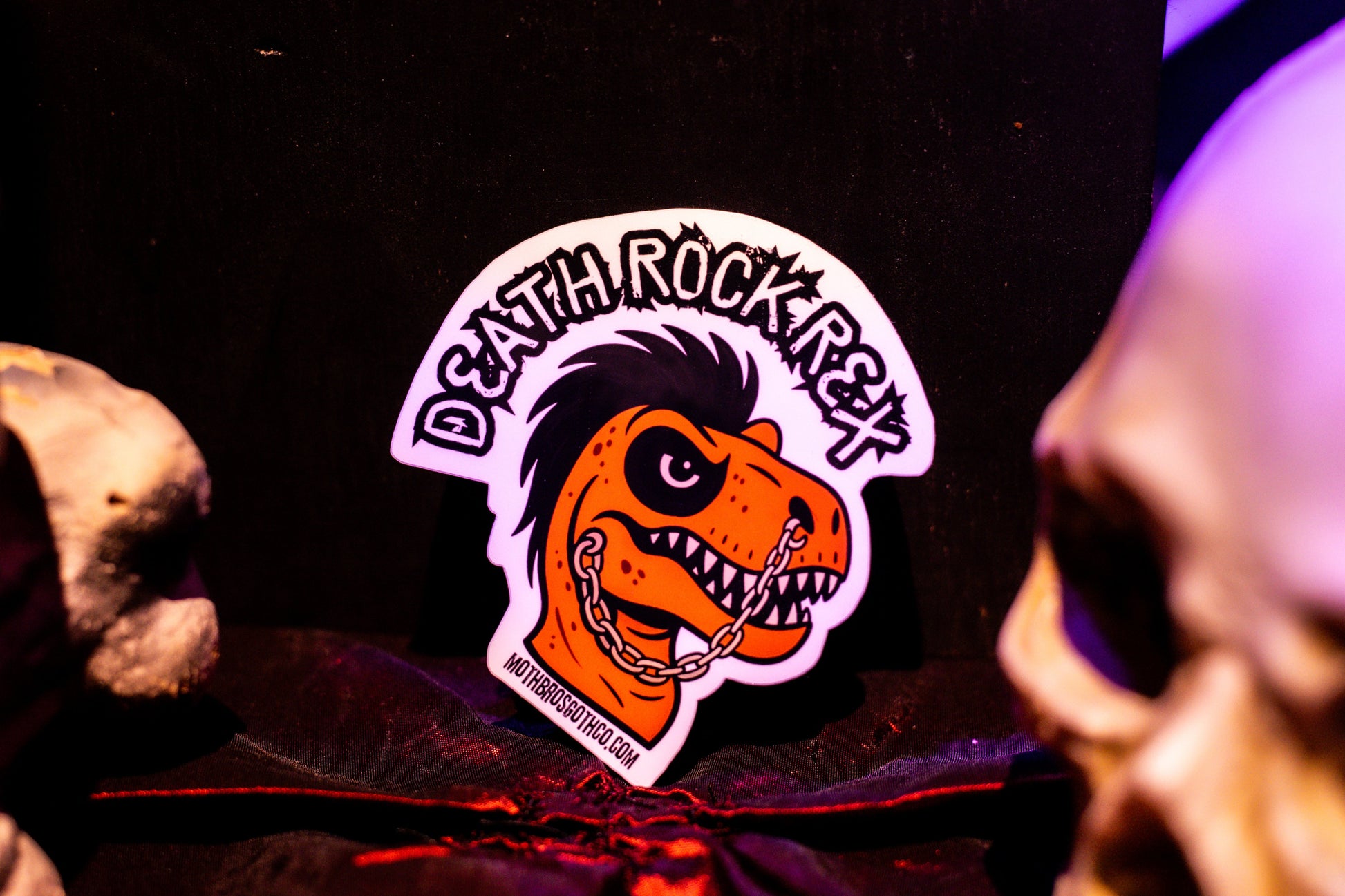 Death Rock Rex Sticker