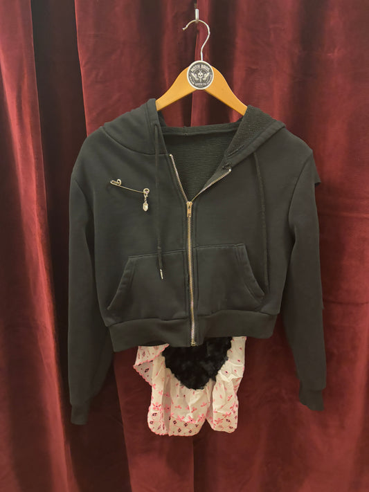 🐰 BUN-BUN Hoodie (Pink Lace) - SIZE S/M - UNLUCKY 13 COLLECTION: 20 of 63