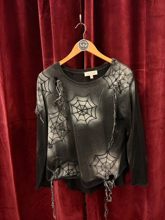 🕸️ TANGLED WEB LONG SLEEVE - SIZE L - UNLUCKY 13 COLLECTION: 23 of 63