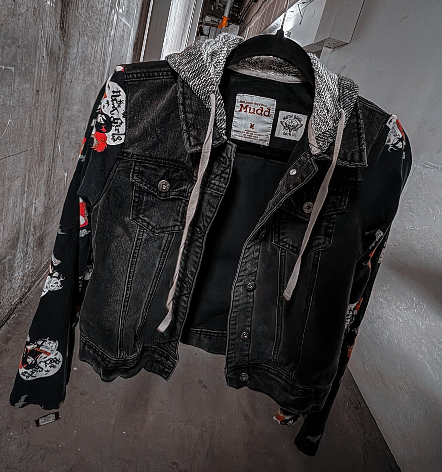 “Hexed & Vexed” — Hex Girls Denim Hoodie Jacket