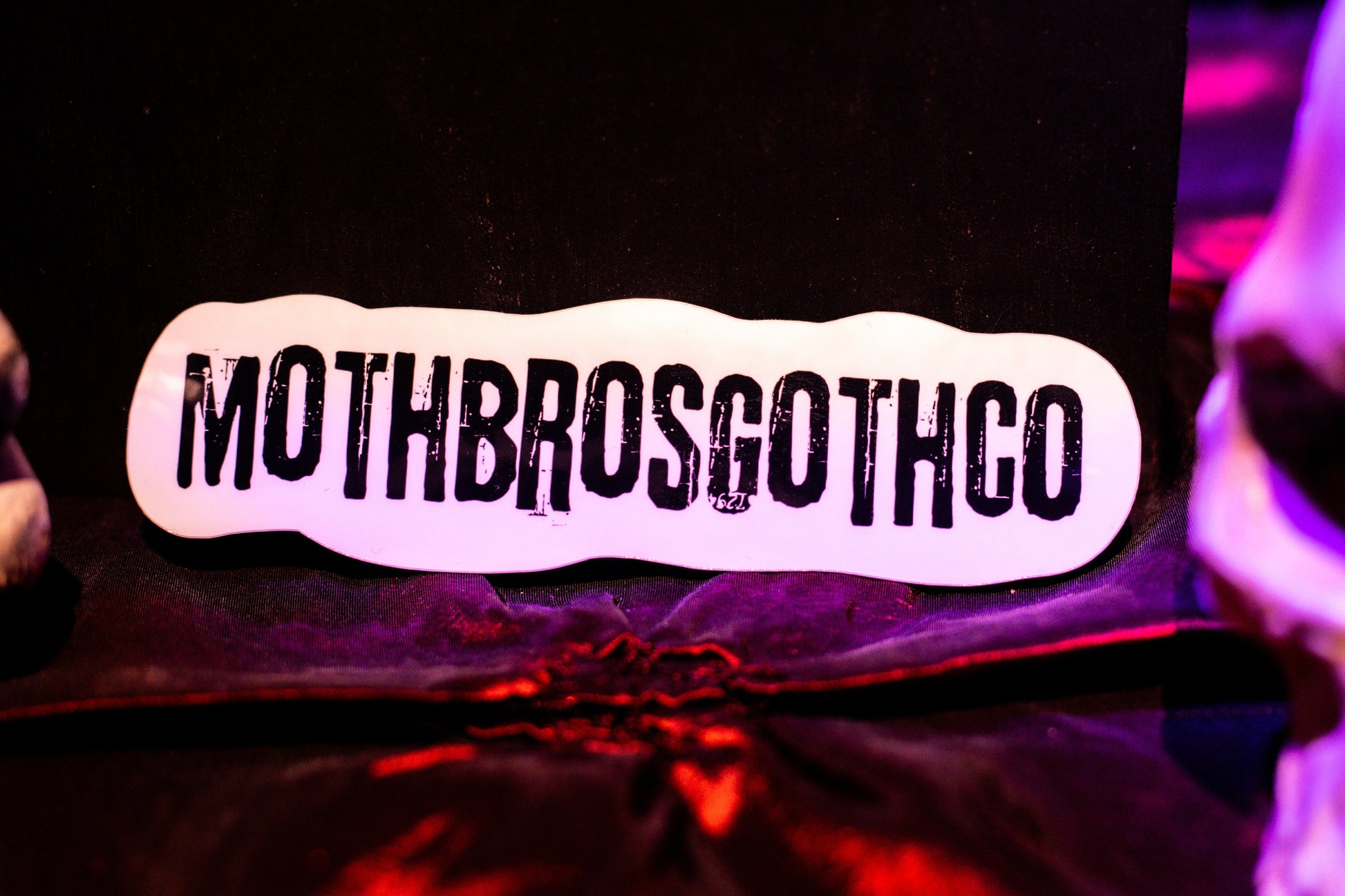 Moth Bros Goth Co Large Sticker